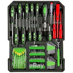 1200 Pcs Boîte À Outils En Métal D'aluminium Avec Le Stockage Du Kit D'outils Chariot Mobile