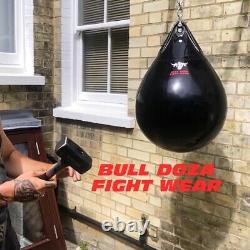 16 30kg Taureau Doza Fight Wear Aqua Punch Bag Boxing Mma + Kit De Remplissage