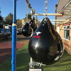 16 30kg Taureau Doza Fight Wear Aqua Punch Bag Boxing Mma + Kit De Remplissage