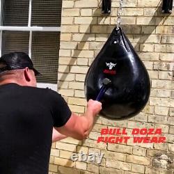 16 30kg Taureau Doza Fight Wear Aqua Punch Bag Boxing Mma + Kit De Remplissage