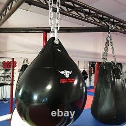 16 30kg Taureau Doza Fight Wear Aqua Punch Bag Boxing Mma + Kit De Remplissage