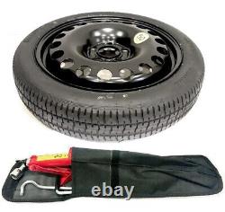 18 Roue de secours gain de place + kit d'outils compatible avec Volvo S60 2010-présent