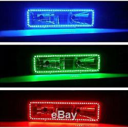1988-1998 Chevy Gmc Multi-color Changing Led Rgb Phare Halo Anneau Bluetooth Set