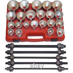 37pc Pull Press Tool Kit 22pc Sleeve Goups 5pc Force Bar 10pc Thrust Nuts Roulement