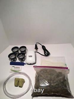 4 Site Hydroponic System Grow Room Complete Grow Tent Kit Dwc Led Grow Light
