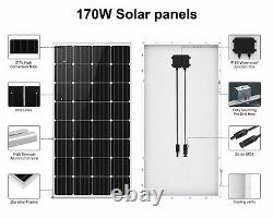 4kwh/day 1000w Solar Panel System 24v Off Grid Avec La Batterie Lithium 2100ah