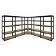 5 Tier Garage Shed Shevening Racking Kit 1 X Boltless Corner & 4 X Étagère Droite