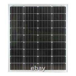 80/500w Mono Solar Panel Electricity Generator Kit, Contrôleur Inverter De Batterie