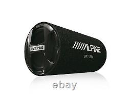 Alpine Swt-12s4 1000 Watt 12 Voiture Audio Tube De Basse Subwoofer+amplificateur+amp Kit