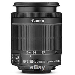 Appareil Photo Canon Eos Rebel T6 Slr 1300d + Kit De 4 Objectifs De 32 Go, 18-55mm Is + 500mm