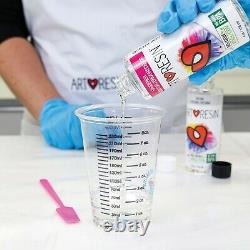 Artresin Transparent Revêtement D'époxy Resin D'art Pour Les Oeuvres D'art Et Les Photos 7.52l Pro Kit