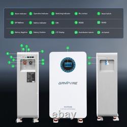 Batterie de stockage d’énergie solaire PV LiFePO4 au lithium 16,07 kWh 48 V, batterie de stockage 51,2 V 314 Ah