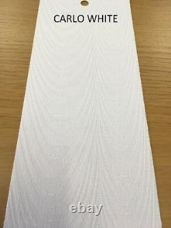 Blanc Ou Crème Vertical Blinds & Headrail Kit Complet Fabriqué Pour Mesurer