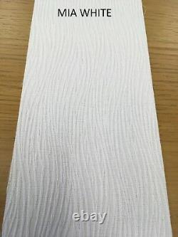 Blanc Ou Crème Vertical Blinds & Headrail Kit Complet Fabriqué Pour Mesurer