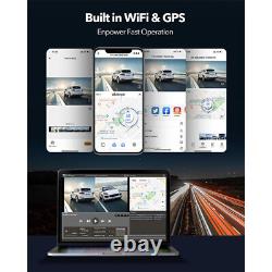 CAMÉRA DE TABLEAU REDTIGER F9 4K Caméra Avant et Arrière WiFi GPS avec Kit de Câblage Dur