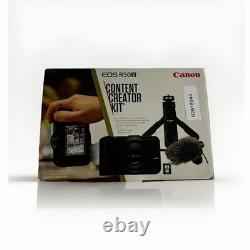 Canon EOS R50 V et kit de créateur de contenu NEUF Micro et accessoires RRP 900