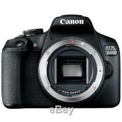 Canon Eos 2000d / Rebel T7 24.1mp Appareil Photo Reflex Numérique + 18-55 MM + All You Need Kit