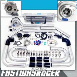 Chargeur Universel T3 / T4 T04e Turbo Kit + Turbo Bar Et Plate Intercooler 2.5