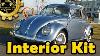 Classic Vw Bugs 1958 1959 Beetle Interior Kit Open Box Toute Nouvelle Période Examen Correct