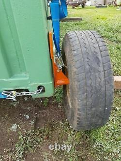 Clip-on Shipping Container Wheels Full Transport Kit Move 20/40ft Container