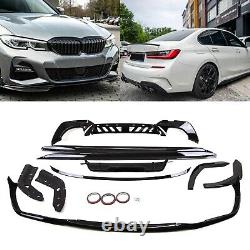 Convient BMW 3 G20 Bodykit Spoiler avant Diffuseur Bas de caisse Style M Performance