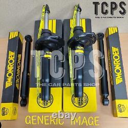 Convient aux amortisseurs Monroe avant et arrière pour Audi Tt 2.0 Tfsi Mk2 8j, tout neuf