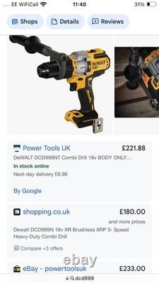 DeWalt DCD999 neuf en boîte kit, unité nue