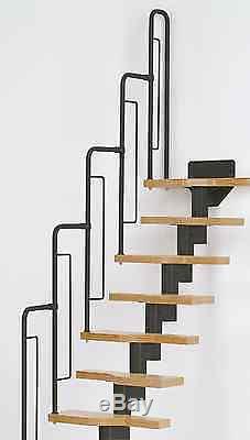 Dolle Graz Kit D'escalier Spiral Loft Space Saver En Métal Noir (en Stock)