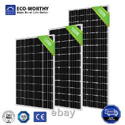 Eco-worthy 100 Watt 120w 150w Panneau Solaire Pour 12v 24v Système De Batterie Solaire