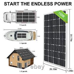 Eco-worthy 100 Watt 120w 150w Panneau Solaire Pour 12v 24v Système De Batterie Solaire