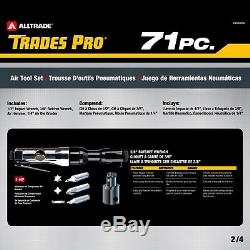 Ensemble D'outils Et D'accessoires Pneumatiques Trades Pro De 71 Pièces Avec Étui De Rangement, 836668