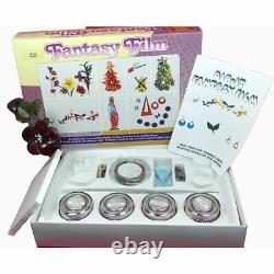 Ensemble complet de kit de film fantasy pour porcelaine Dip-it avec 4 couleurs et accessoires