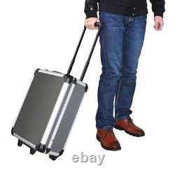 Ensemble d'outils de 810 pièces avec boîte de rangement, valise pour mécaniciens avec roulettes, chariot à outils