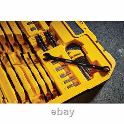 Ensemble de clés à douille DEWALT 184 pièces pour mécaniciens, ensemble de clés, cliquet, chromé noir, neuf