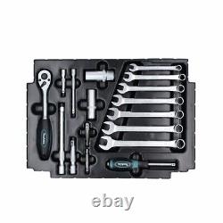 Ensemble de maintenance générale Makita 120 pièces - Ensemble de clés, douilles et tournevis + Makpac