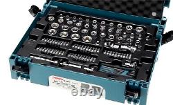 Ensemble de maintenance générale Makita 120 pièces - Ensemble de clés, douilles et tournevis + Makpac