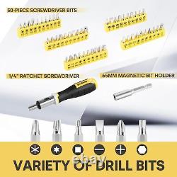 Ensemble de trousse à outils, kit de 218 pièces pour la maison avec rangement