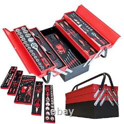 Étui de jeu d'outils Boîte de kit de mécanicien Organiser Boîte à outils à contrepoids avec outils