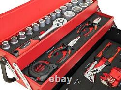 Étui de jeu d'outils Boîte de kit de mécanicien Organiser Boîte à outils à contrepoids avec outils