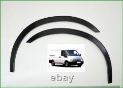 FORD TRANSIT Mk6 ailes neuves garnitures d'arc de roue noir mat kit 4 pièces '00-06