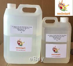 Faible Viscosité Ultra-clair Résine Époxy Uv Résistant À 5 KG Kit