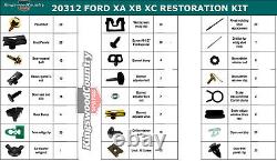 Ford Master Kit De Restauration Xa Xb XC Inc Gs Gt Bolt Clip Joint Vis De Reconstruction