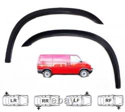 Garnitures d'ailes de roue avant et arrière VW T4 FL neuves en noir mat, kit de 4 pièces '95-03 GP