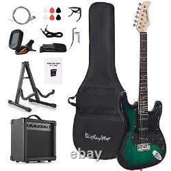 Guitare Électrique de Pleine Taille 39 pouces Kit Super Débutant avec Amplificateur de 20 Watts Neuf