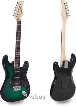Guitare Électrique de Pleine Taille 39 pouces Kit Super Débutant avec Amplificateur de 20 Watts Neuf