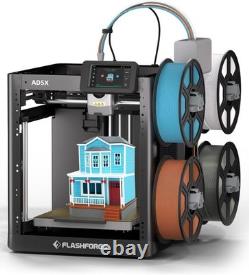 Imprimantes 3D multicolores FLASHFORGE AD5X avec IFS Max 600 mm/s et nivellement automatique complet