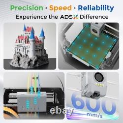 Imprimantes 3D multicolores FLASHFORGE AD5X avec IFS Max 600 mm/s et nivellement automatique complet