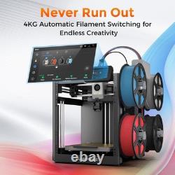 Imprimantes 3D multicolores FLASHFORGE AD5X avec IFS Max 600 mm/s et nivellement automatique complet
