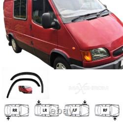 KIT DE MOULURE NOIRE MAT POUR AILE ET ÉLÉMENT DE ROUES NEUF POUR FORD TRANSIT Mk5 '95-00