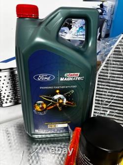 KIT DE SERVICE COMPLET NEUF DE QUALITÉ POUR FORD TRANSIT CUSTOM 2.0L ECOBLUE + LIQUIDE DE LAVE-GLACE